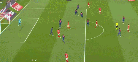 net, 禁区内倒地